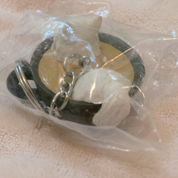 Coffee Cat keychain new - Picture 3 of 3